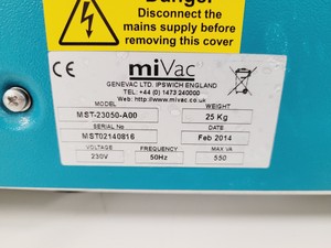 Thumbnail image of GeneVac MiVac Quattro Concentrator, Duo Pump, Speed Trap & Controller System Lab