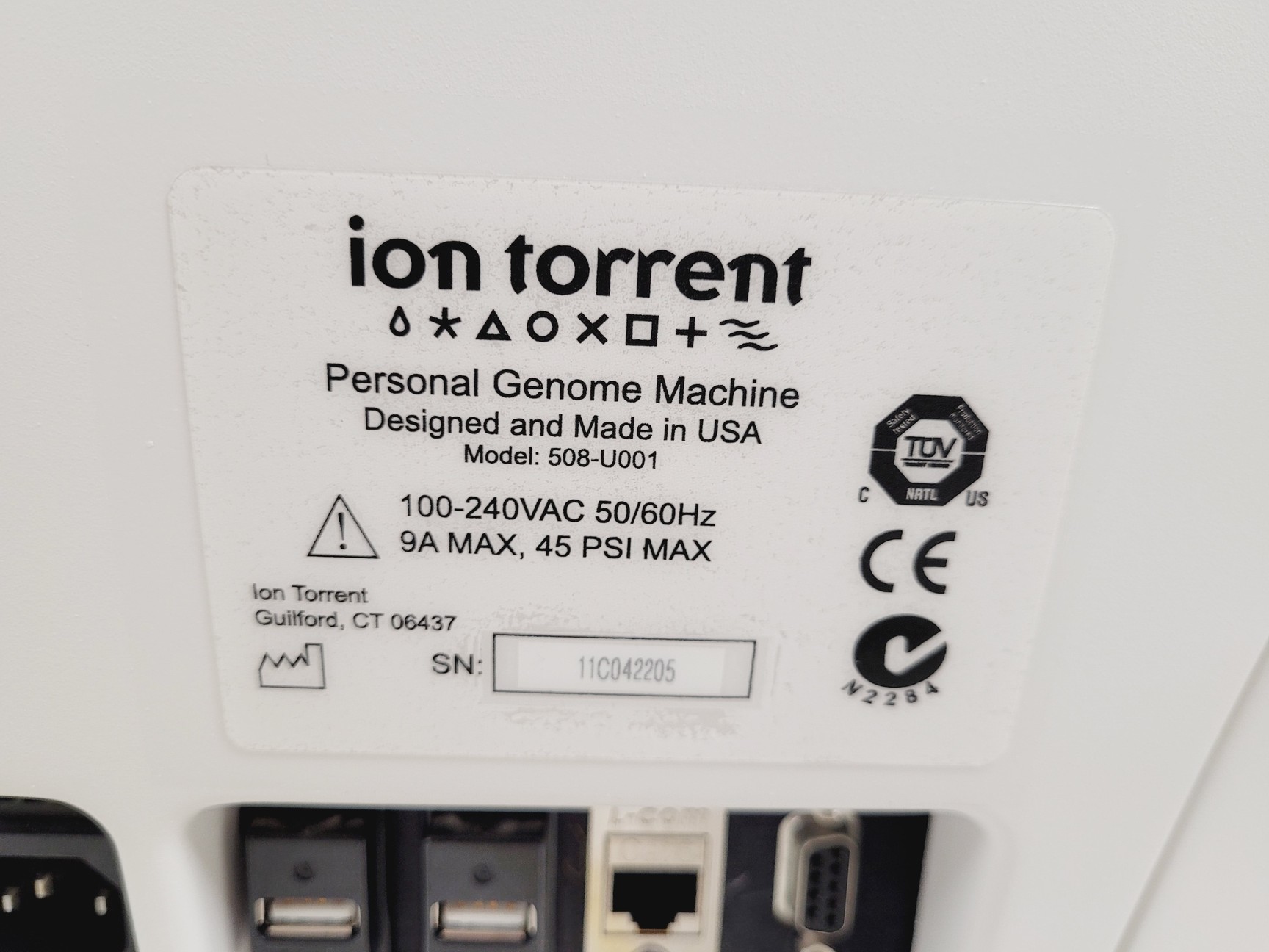 Image of ION Torrent PGM Unit With ION OneTouch 2 Unit And ION OneTouch ES Unit Lab