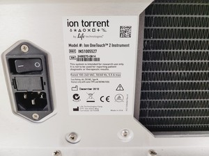 Thumbnail image of ION Torrent PGM Unit With ION OneTouch 2 Unit And ION OneTouch ES Unit Lab