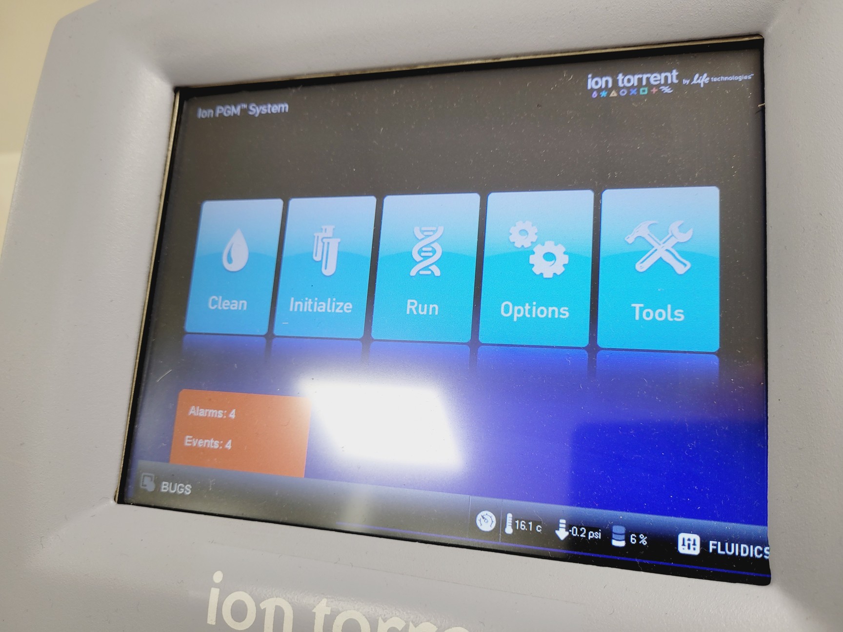 Image of ION Torrent PGM Unit With ION OneTouch 2 Unit And ION OneTouch ES Unit Lab