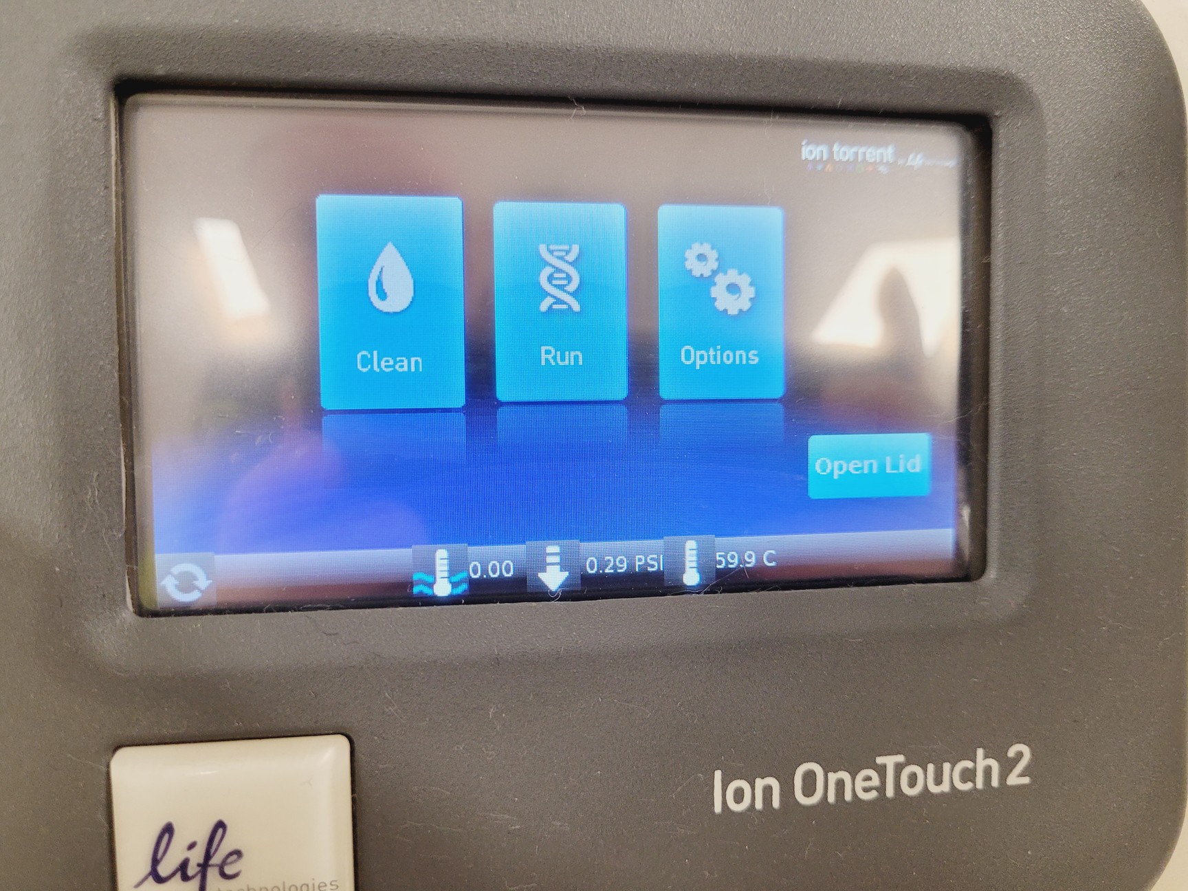 Image of ION Torrent PGM Unit With ION OneTouch 2 Unit And ION OneTouch ES Unit Lab