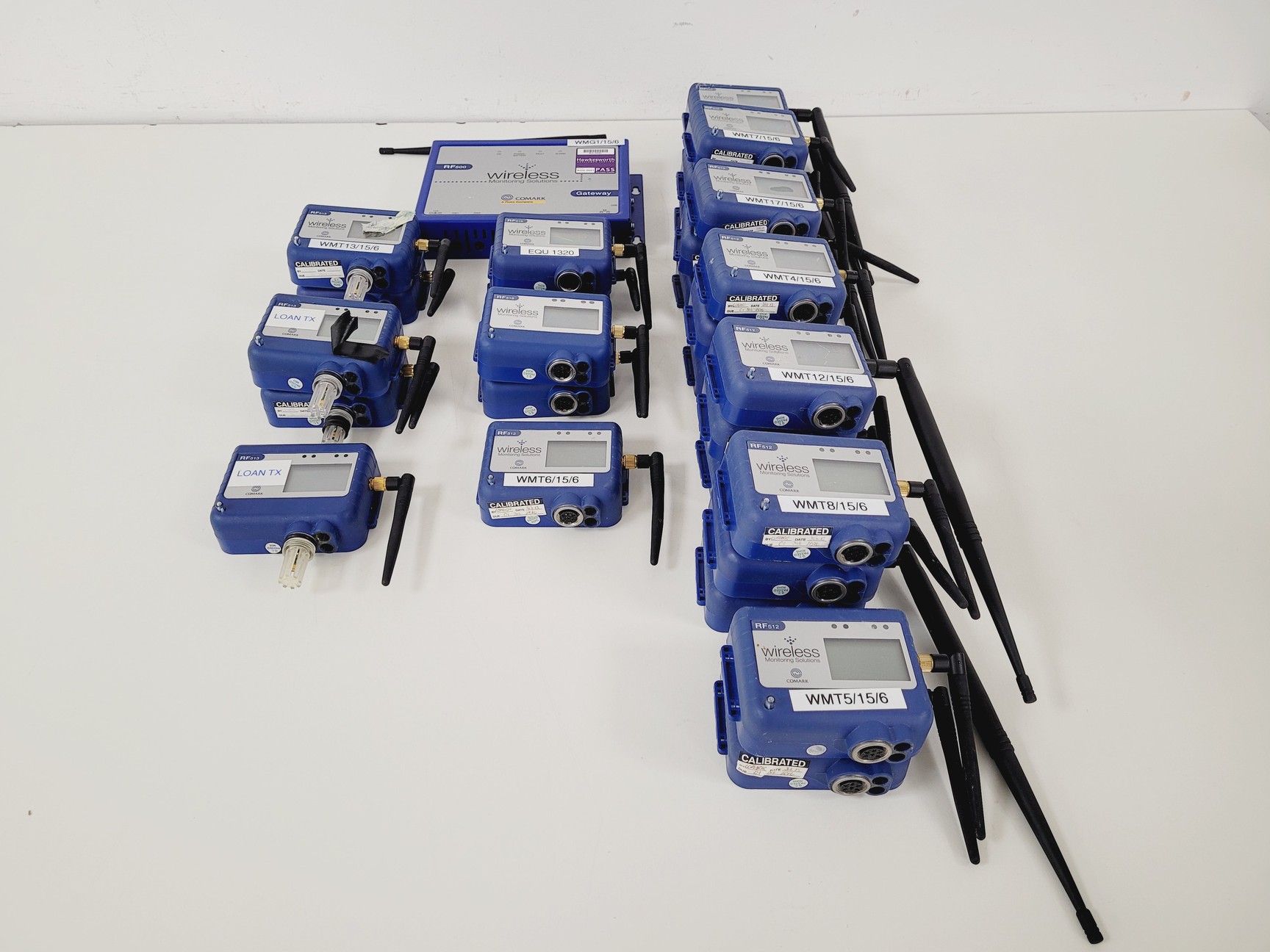 Image of Lot of 30 x Comark Wireless Temperature Transmitters RF513,RF500,RF512,RF516 