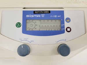 Thumbnail image of Sigma 1-15K Refrigerated Benchtop Centrifuge Spares/Repair Lab