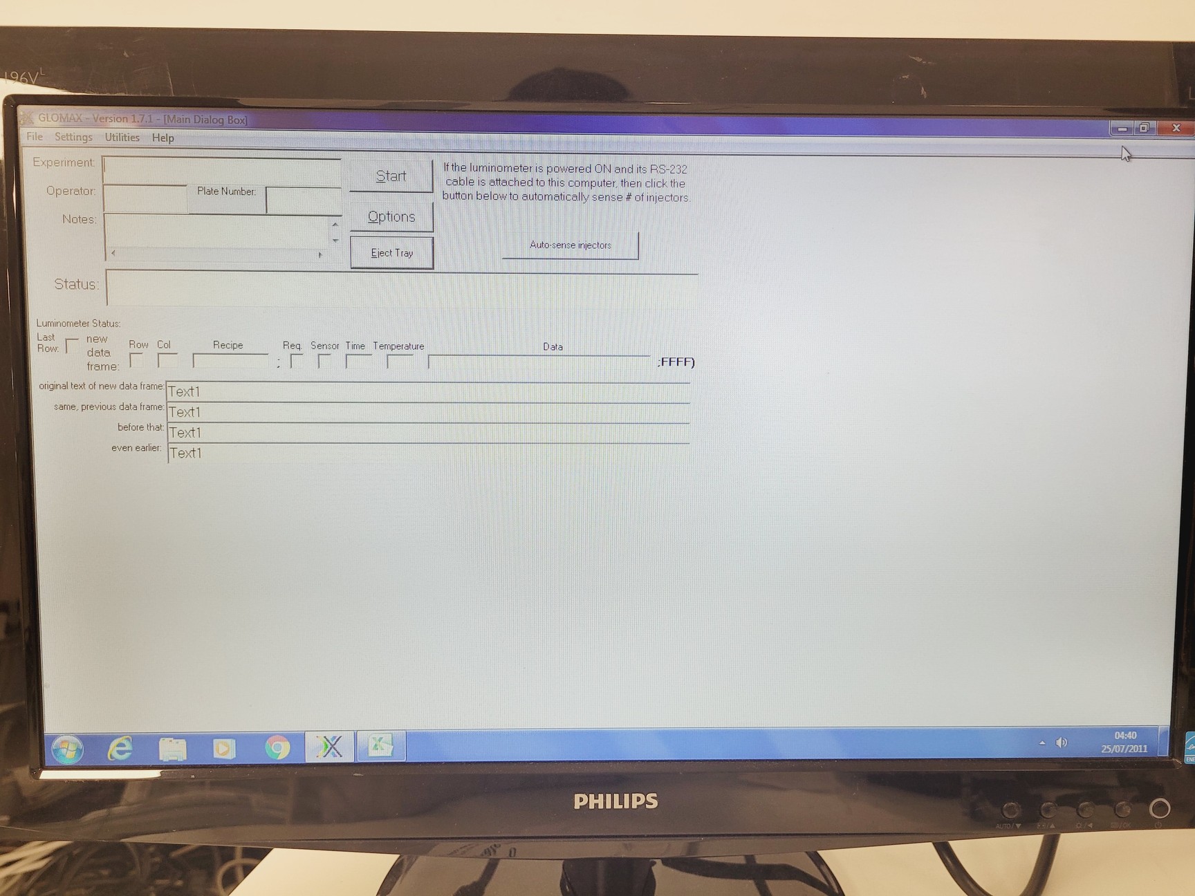 Image of Promega GloMax 9100-102 96 Microplate Luminometer w/ PC & GloMax Software Lab