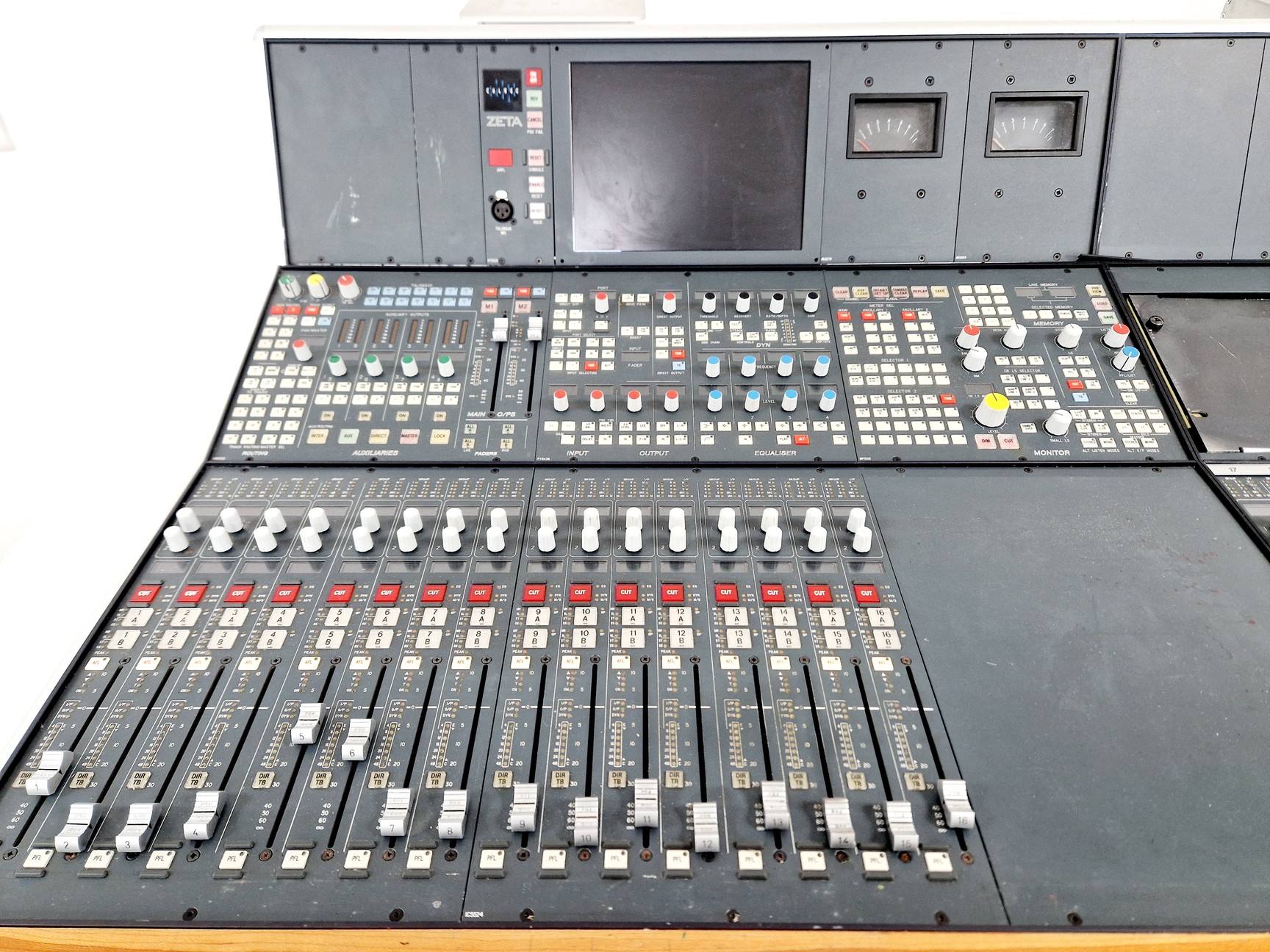 Image of Calrec Zeta Sound/Broadcast Audio Console 24 Channel- Ex BBC - Spares/Repair
