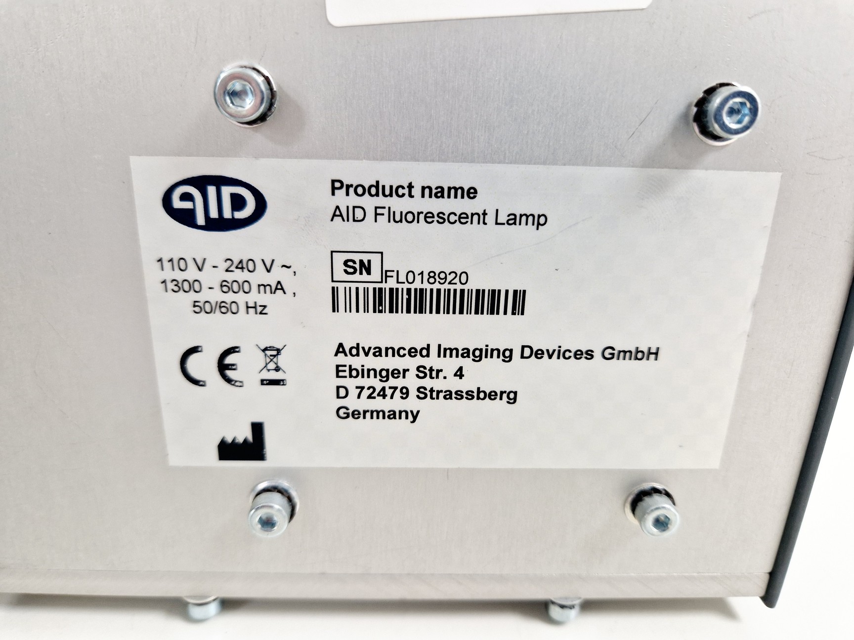 Image of AID iSpot ELR08IFL And AID Fluorescent Lamp Lab