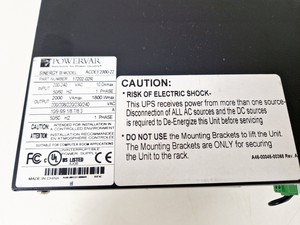 Thumbnail image of Ametek PowerVar Sinergy III Model- ACDEF2000-22