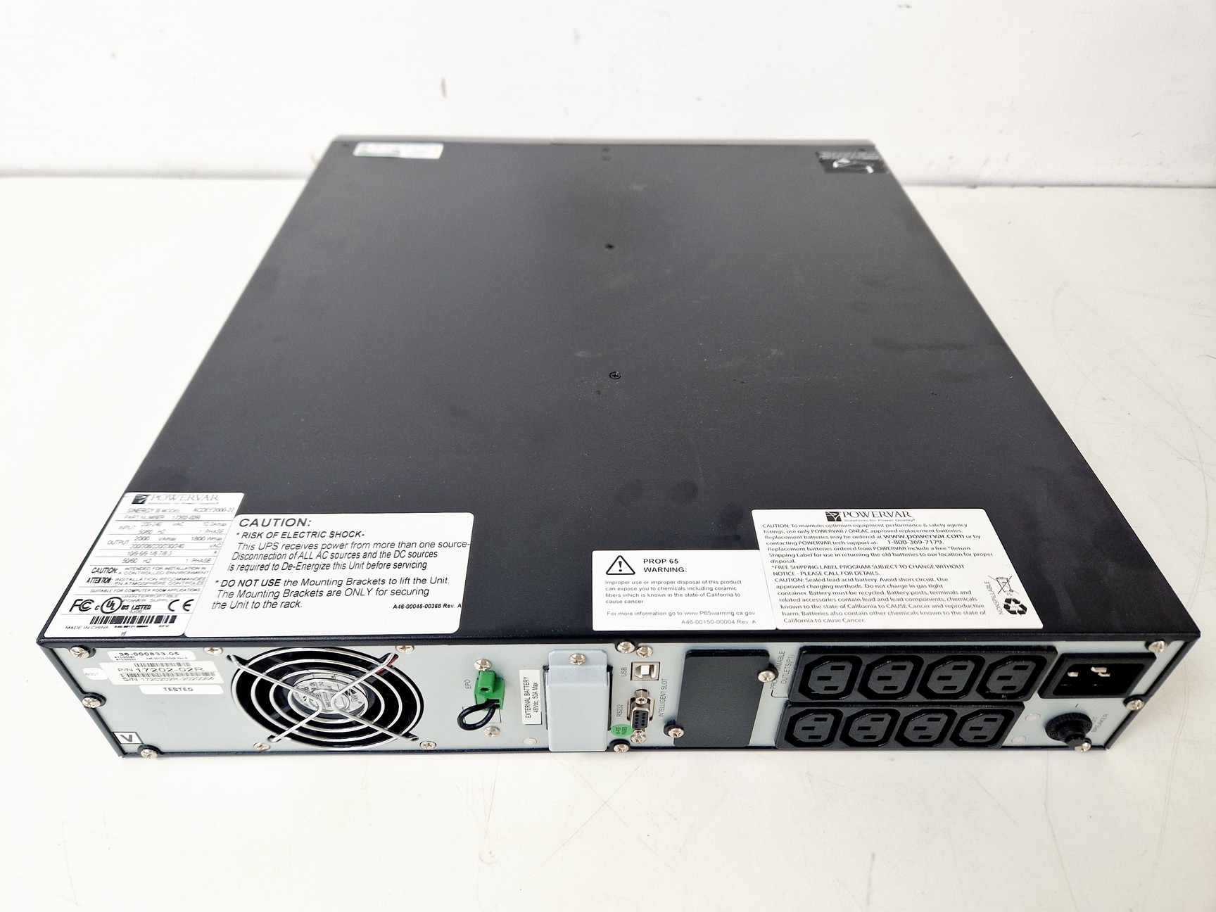 Image of Ametek PowerVar Sinergy III Model- ACDEF2000-22 