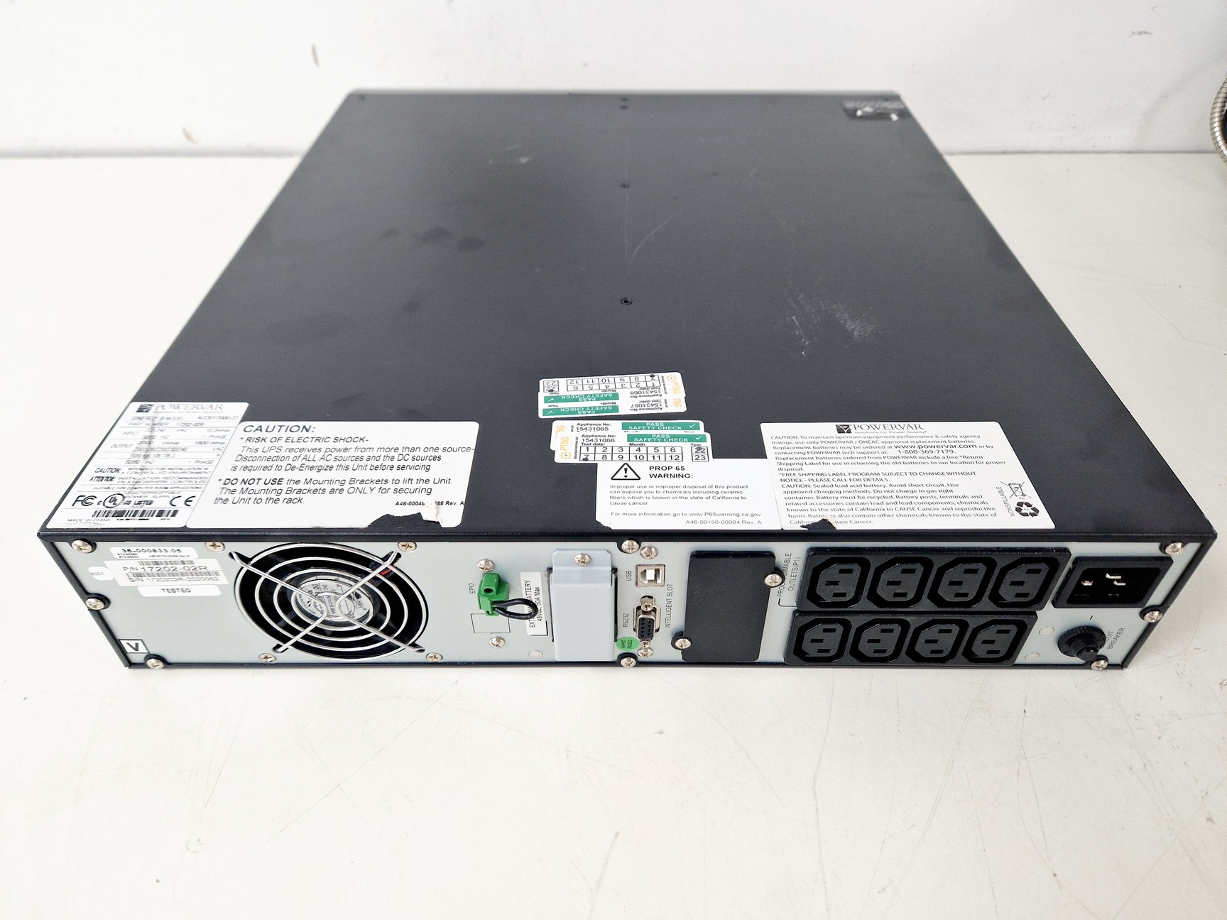 Image of Ametek PowerVar Sinergy III Model ACDEF2000-22