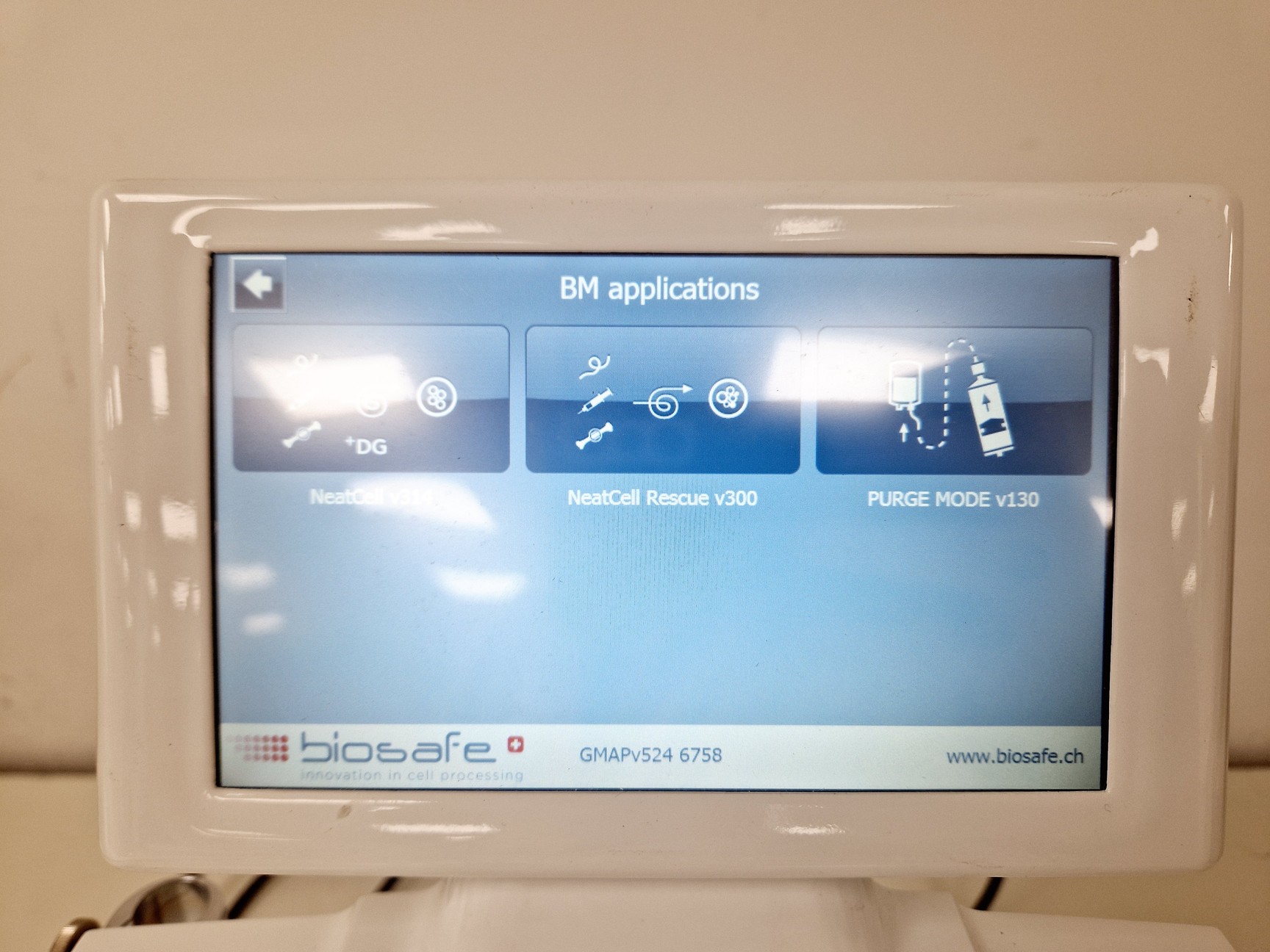 Image of Biosafe Sepax S-100 Cell Separation System Lab