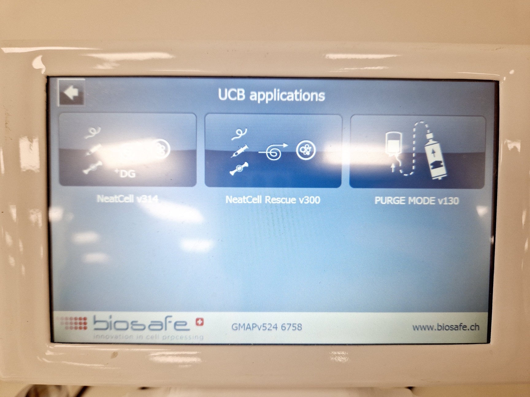 Image of Biosafe Sepax S-100 Cell Separation System Lab