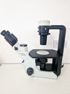 Thumbnail image of Olympus CKX53 Inverted Microscope w/ 3 x Objectives LCAch 10x 20x 40x iPC Lab