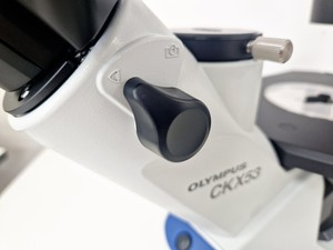 Thumbnail image of Olympus CKX53 Inverted Microscope w/ 3 x Objectives LCAch 10x 20x 40x iPC Lab