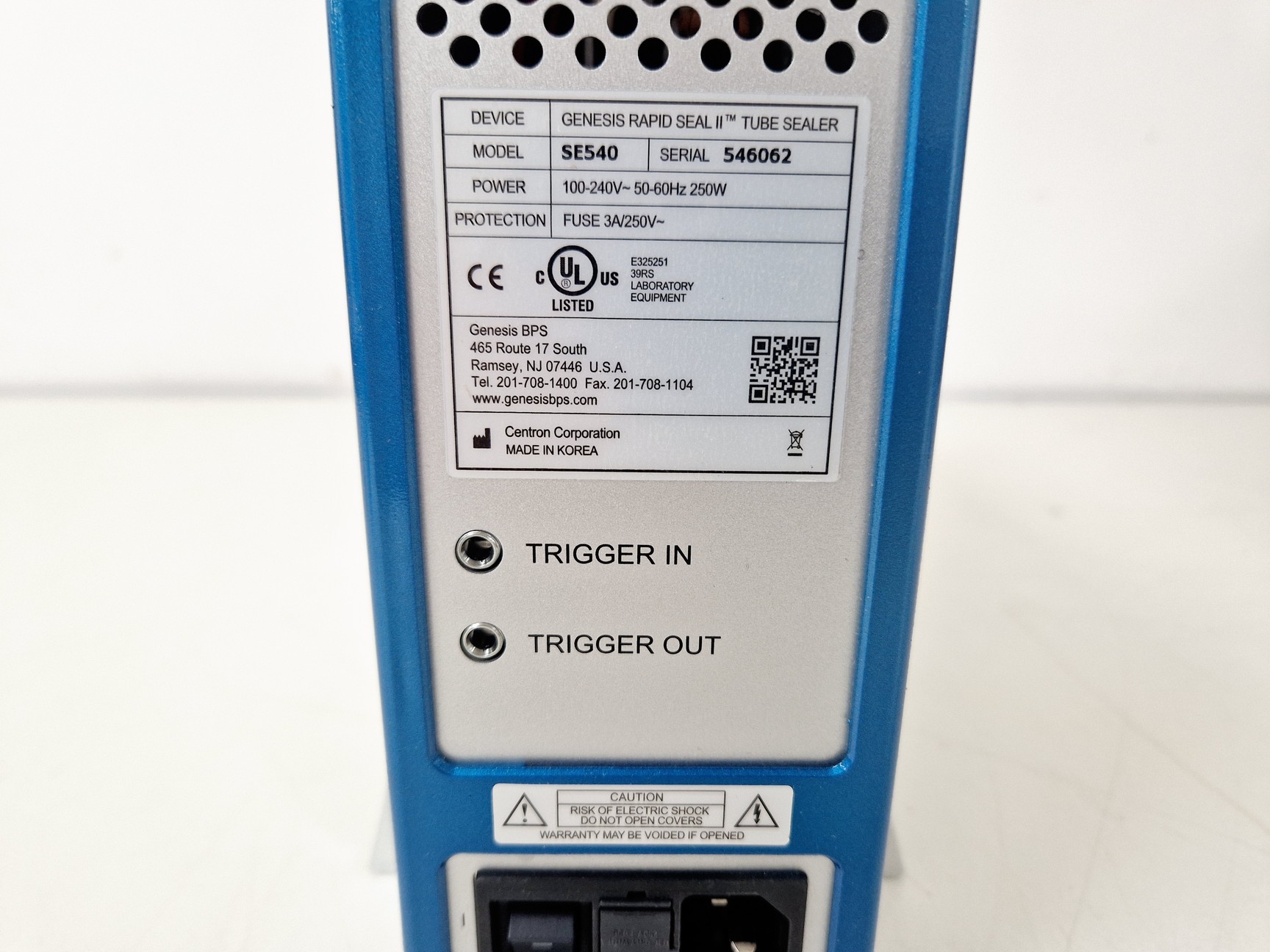 Image of Genesis BPS Rapid Seal II SE540 Tube Sealer Lab