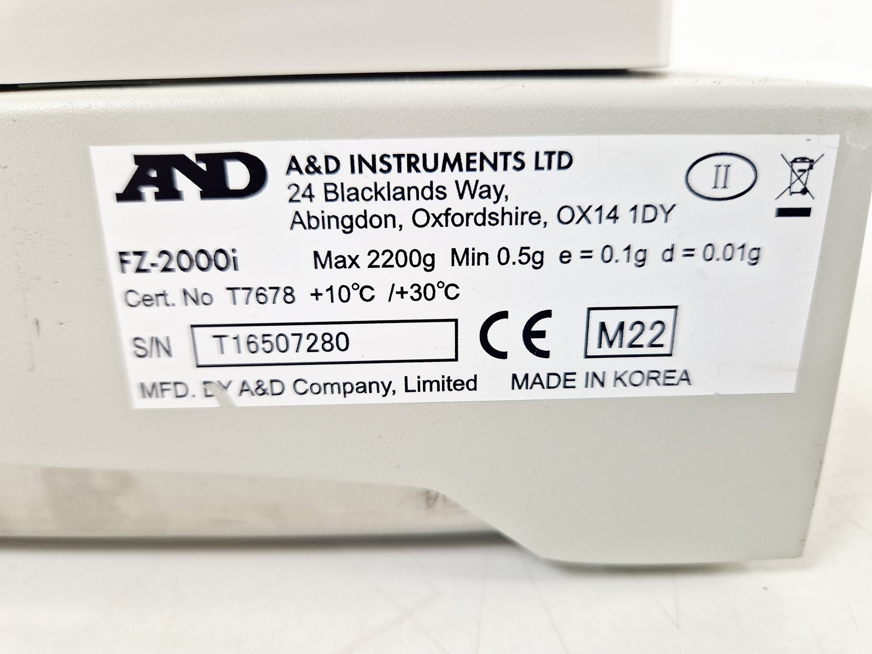 Image of AnD Weighing FZ-2000i 2dp Precision Balance With AnD Multi-Printer Lab 