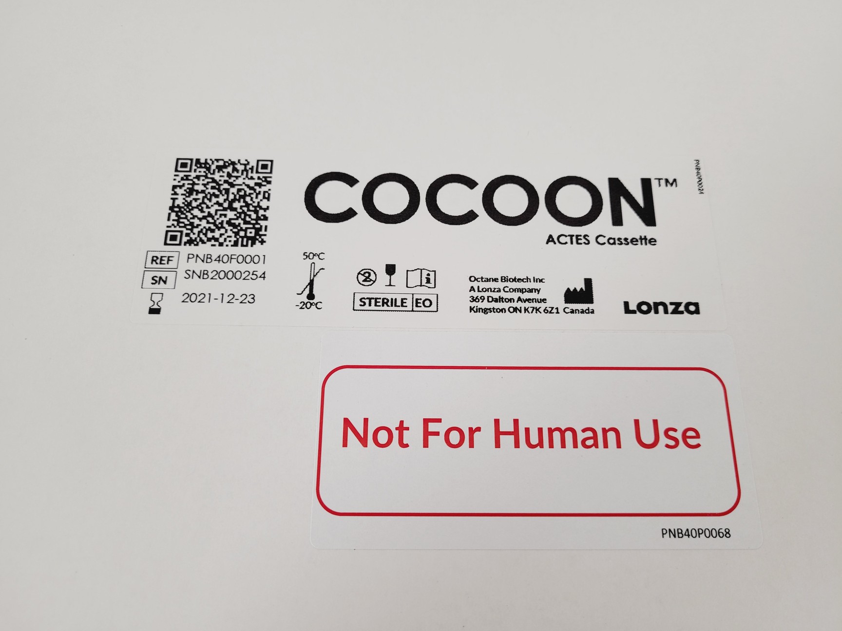 Image of 8 x Lonza Cocoon Consumables –Fluid Reservoirs, ACTES Accessories Etc *Expired*