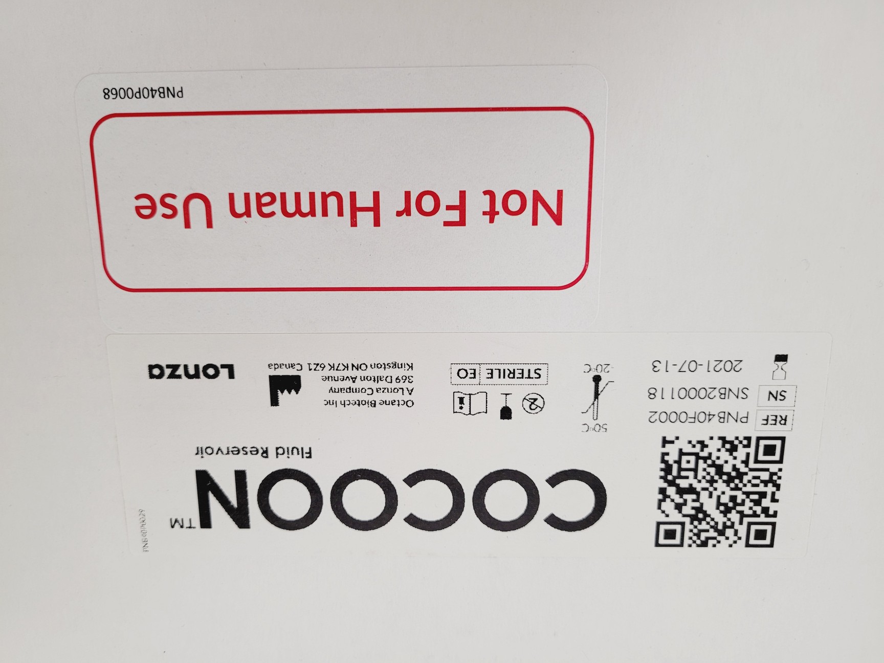 Image of 8 x Lonza Cocoon Consumables –Fluid Reservoirs, ACTES Accessories Etc *Expired*