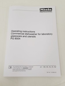 Thumbnail image of Miele Laboratory Dishwasher Type - GG05  Model - PG8504 Lab
