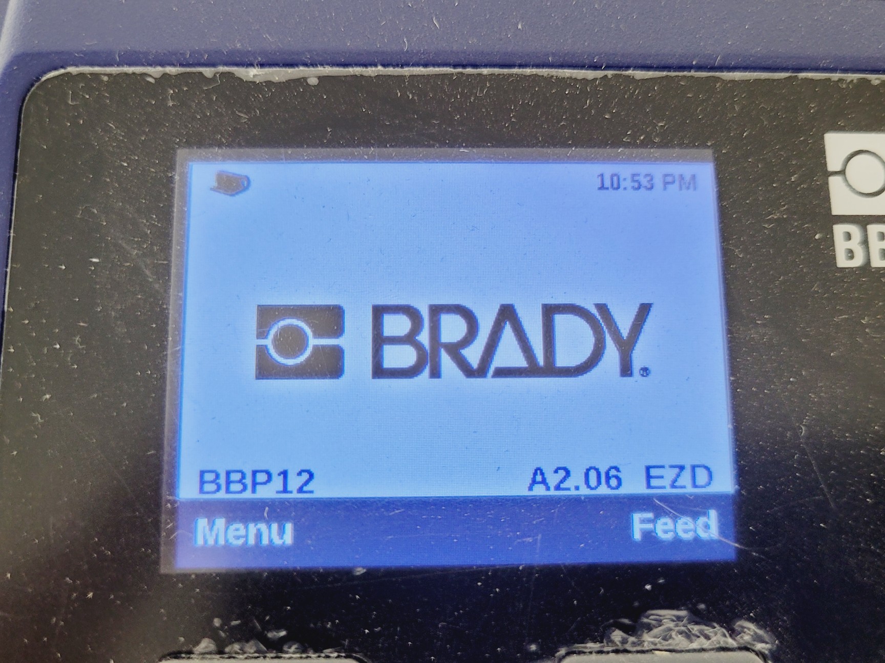 Image of Brady BBP12 Thermal Transfer Printer w/ Labels & Ribbon Lab