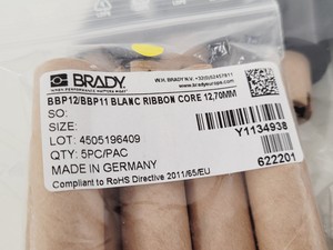 Thumbnail image of Brady BBP12 Thermal Transfer Printer w/ Labels & Ribbon Lab