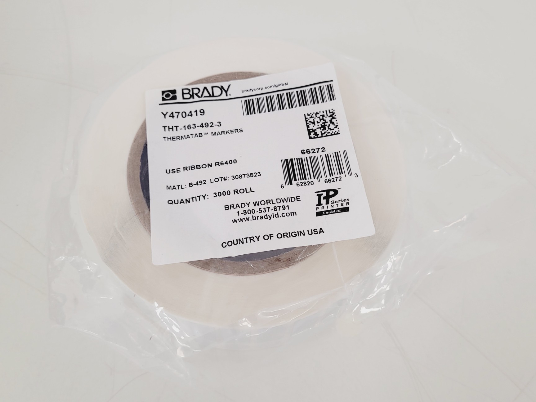 Image of Brady BBP12 Thermal Transfer Printer with Labels & Ribbons Lab