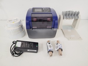 Thumbnail image of Brady Model BBP12 Thermal Transfer Printer w/ Labels and Ribbons 