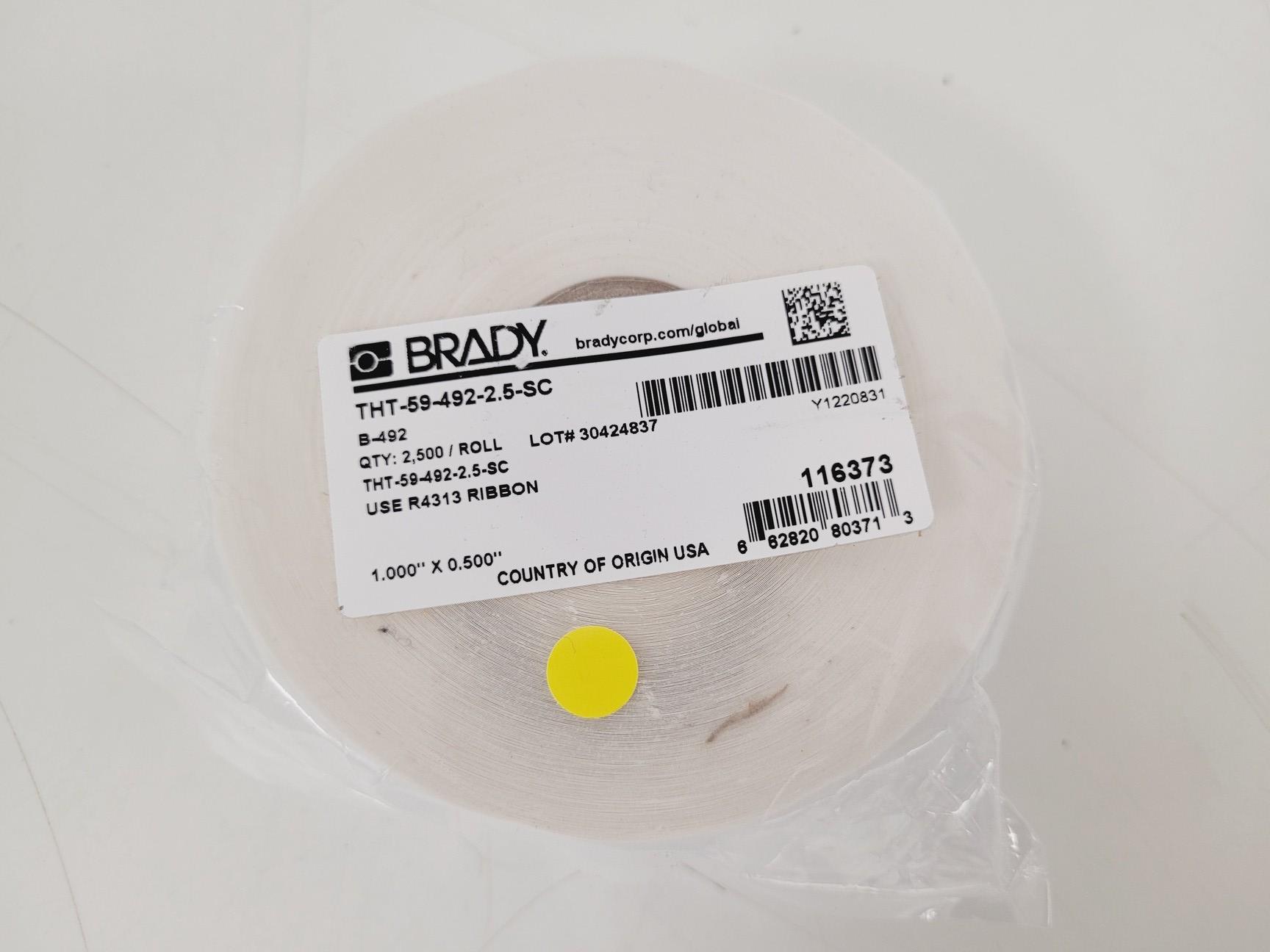 Image of Brady Model BBP12 Thermal Transfer Printer w/ Labels and Ribbons 
