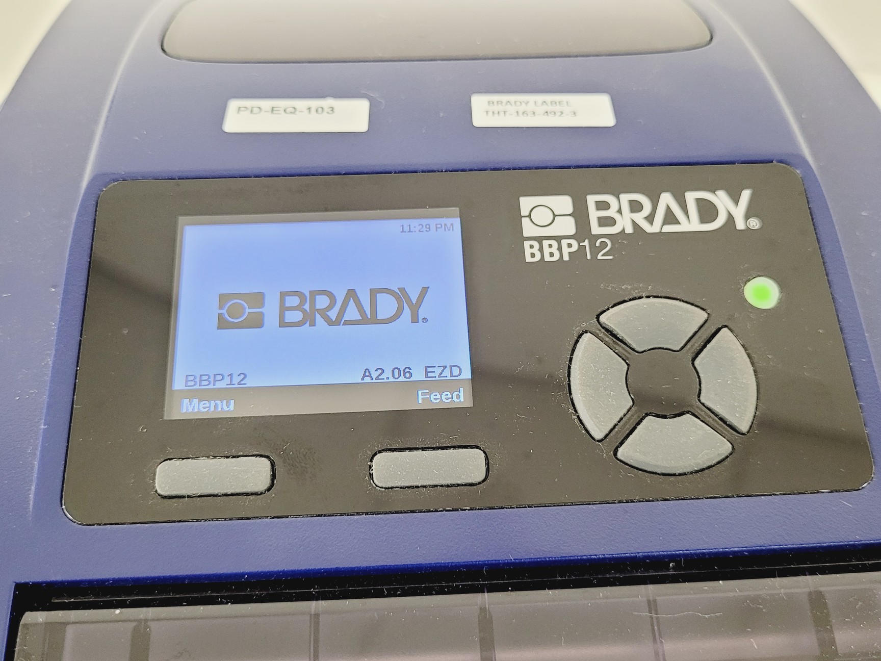 Image of Brady Model BBP12 Thermal Transfer Printer w/ Labels and Ribbons 