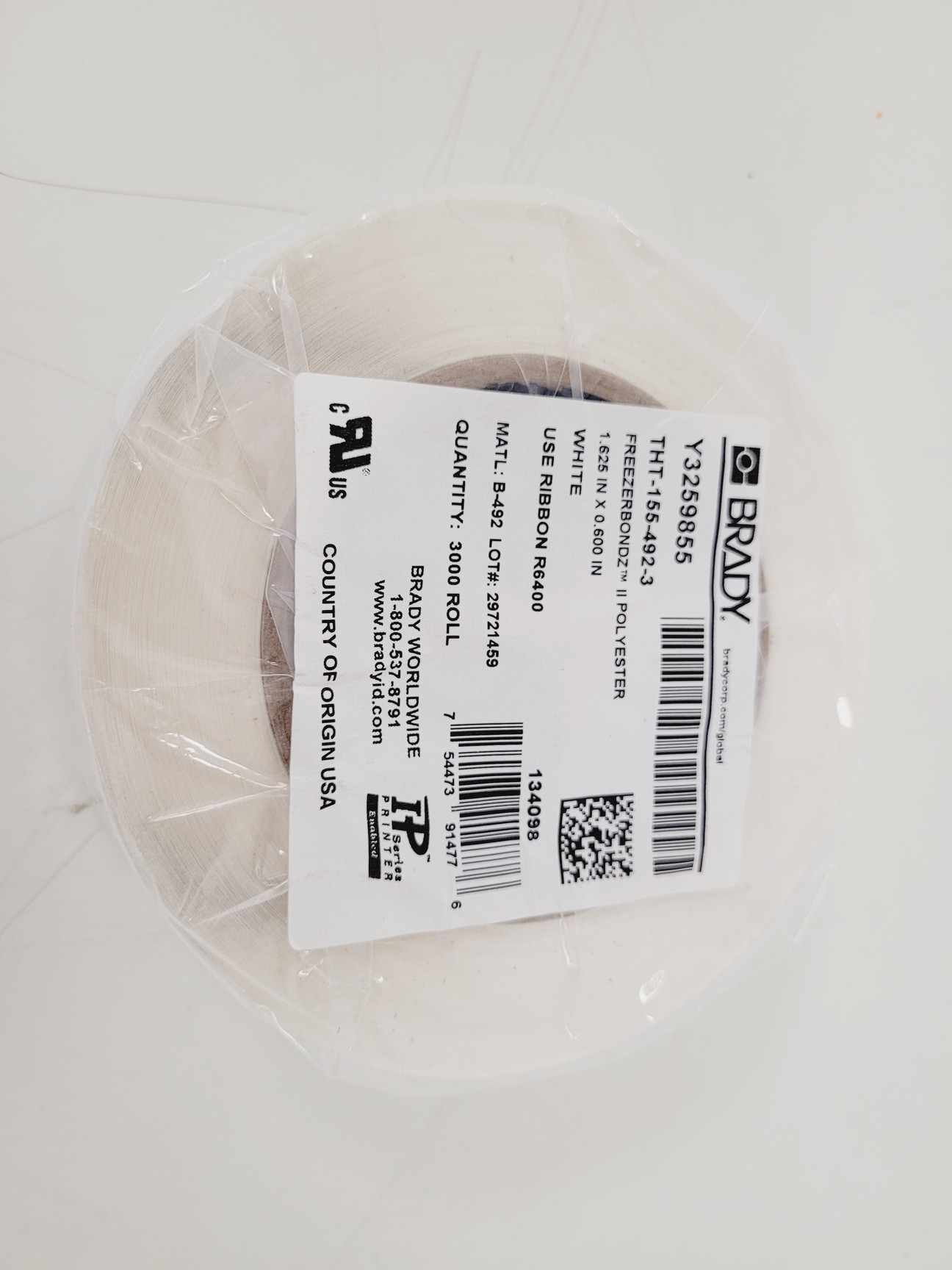 Image of Brady Type BBP12 Thermal Transfer Printer w/ Labels & Ribbons