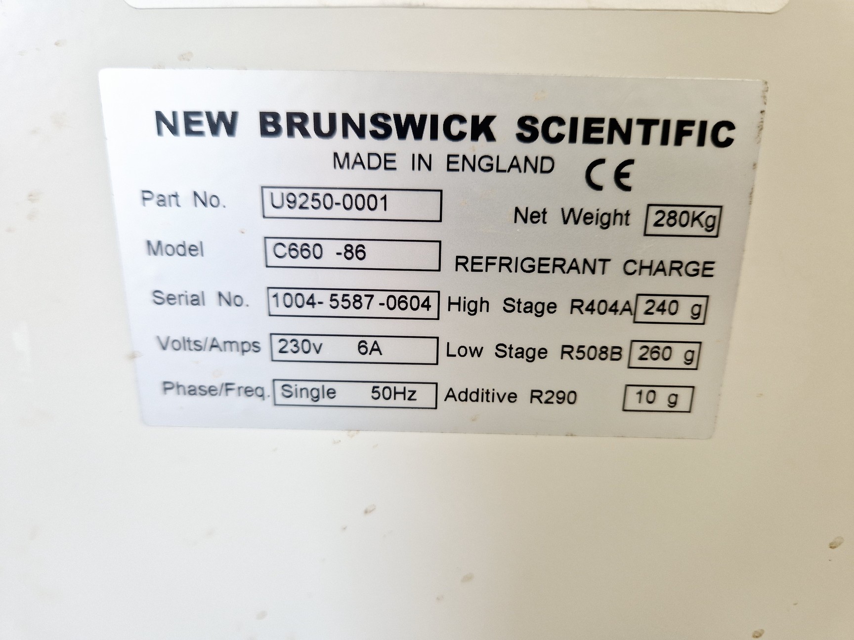 Image of New Brunswick Scientific ULT Freezer Model-C660 -86 Lab