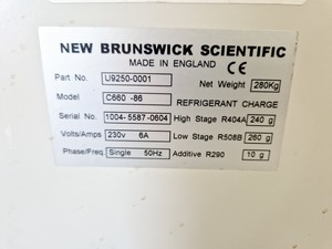 Thumbnail image of New Brunswick Scientific ULT Freezer Model-C660 -86 Lab