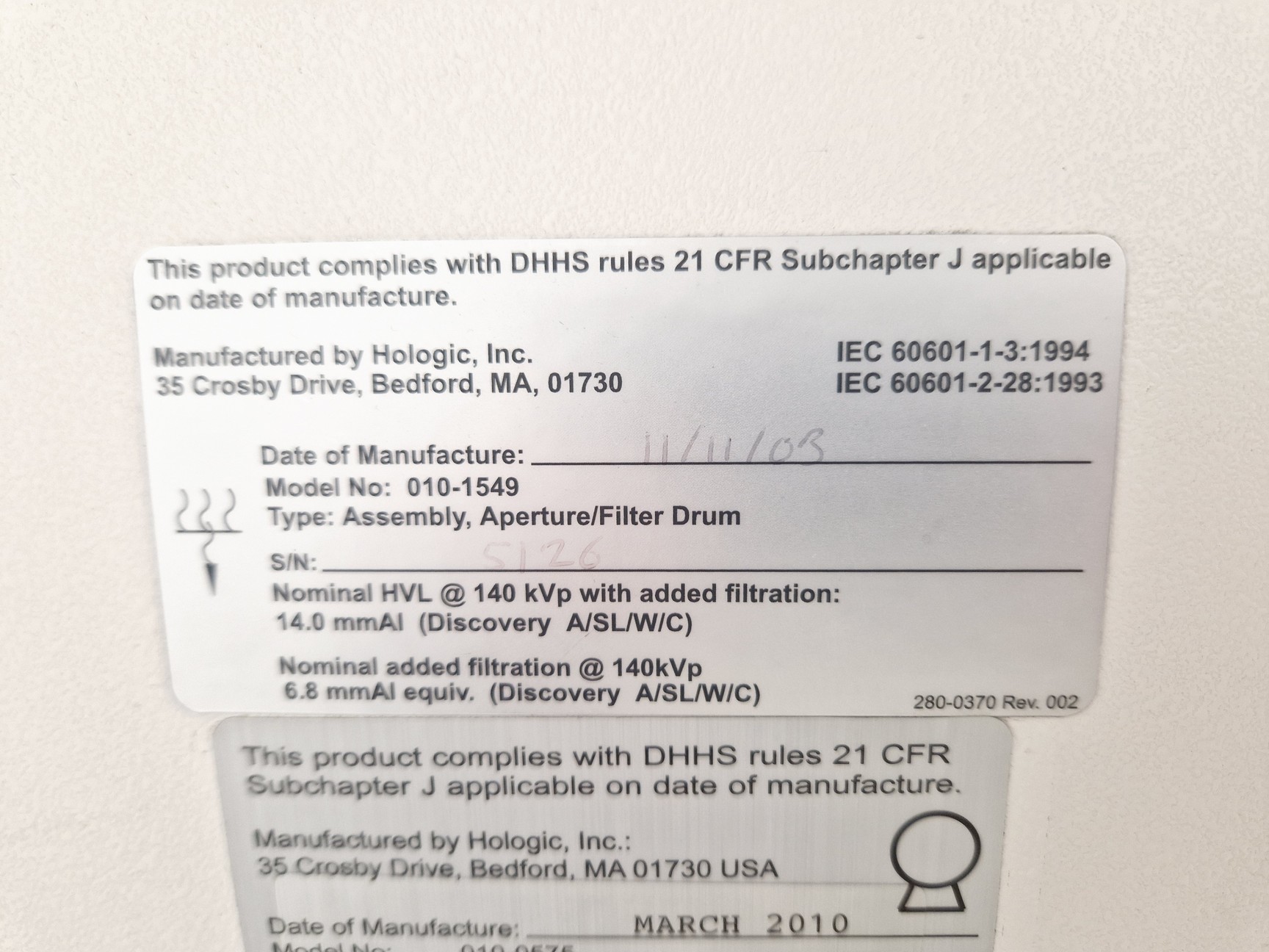 Image of Hologic Delphi QDR 4500 DEXA Scanner (X-Ray Bone Densitometer) Lab