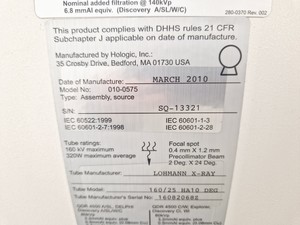 Thumbnail image of Hologic Delphi QDR 4500 DEXA Scanner (X-Ray Bone Densitometer) Lab