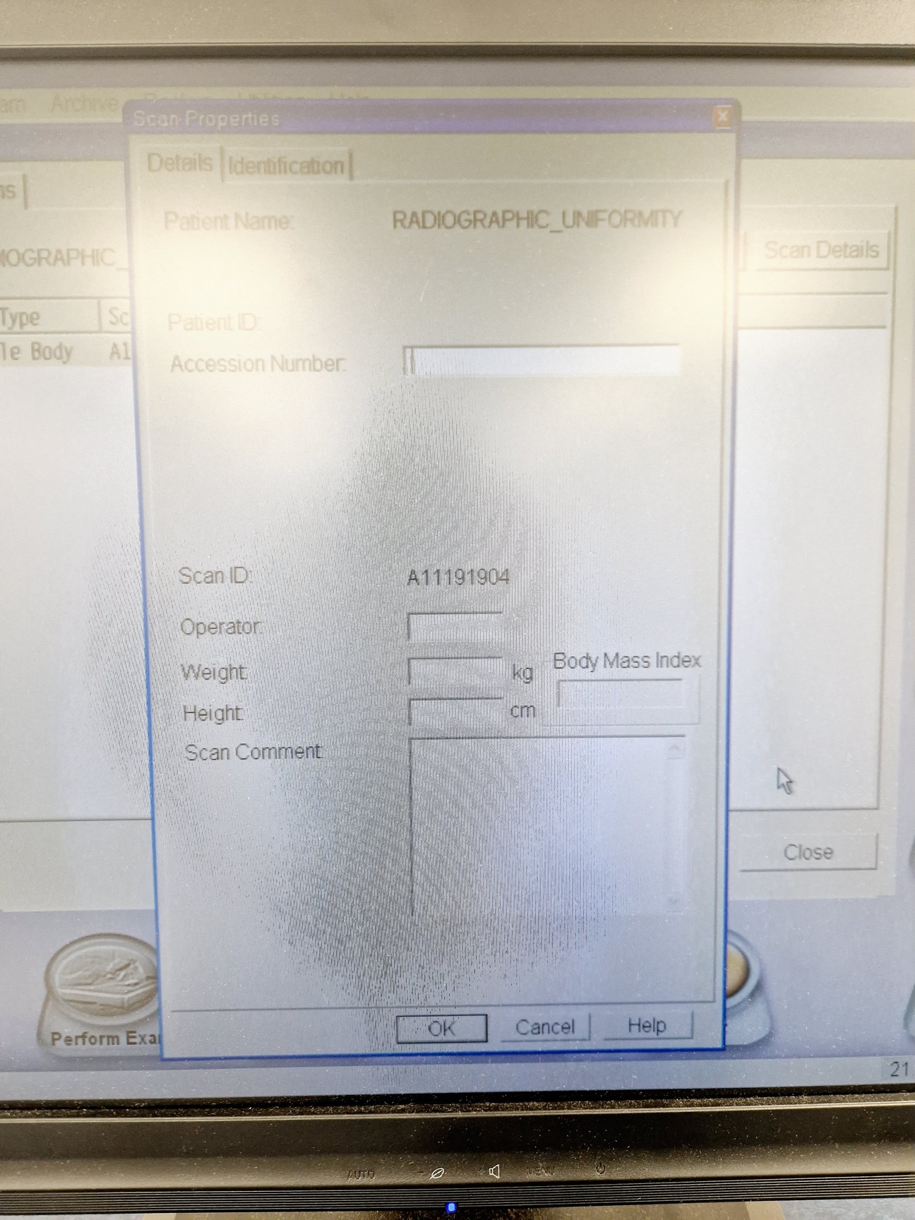 Image of Hologic Delphi QDR 4500 DEXA Scanner (X-Ray Bone Densitometer) Lab