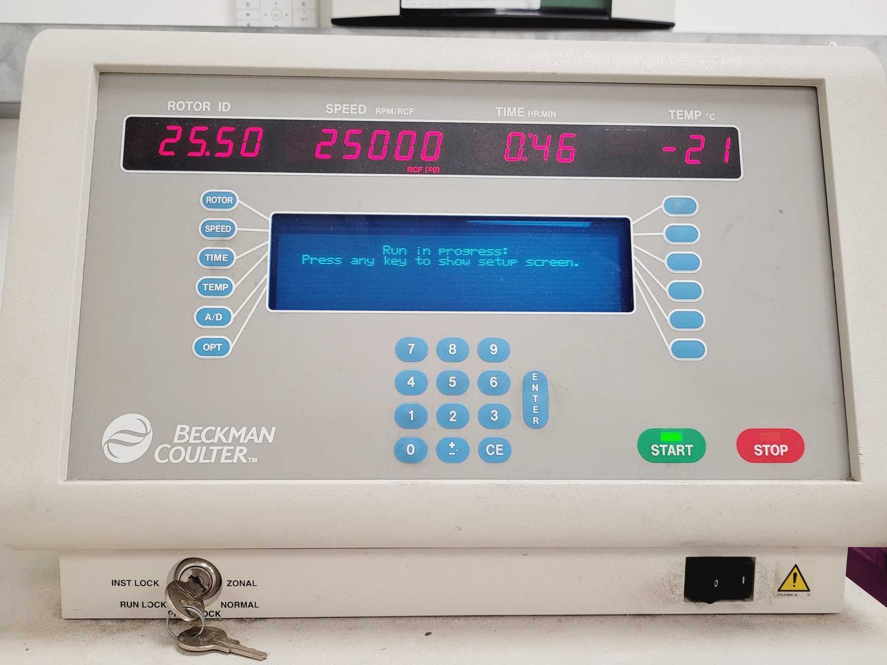 Image of Beckman Coulter Avanti J-25i Centrifuge Lab