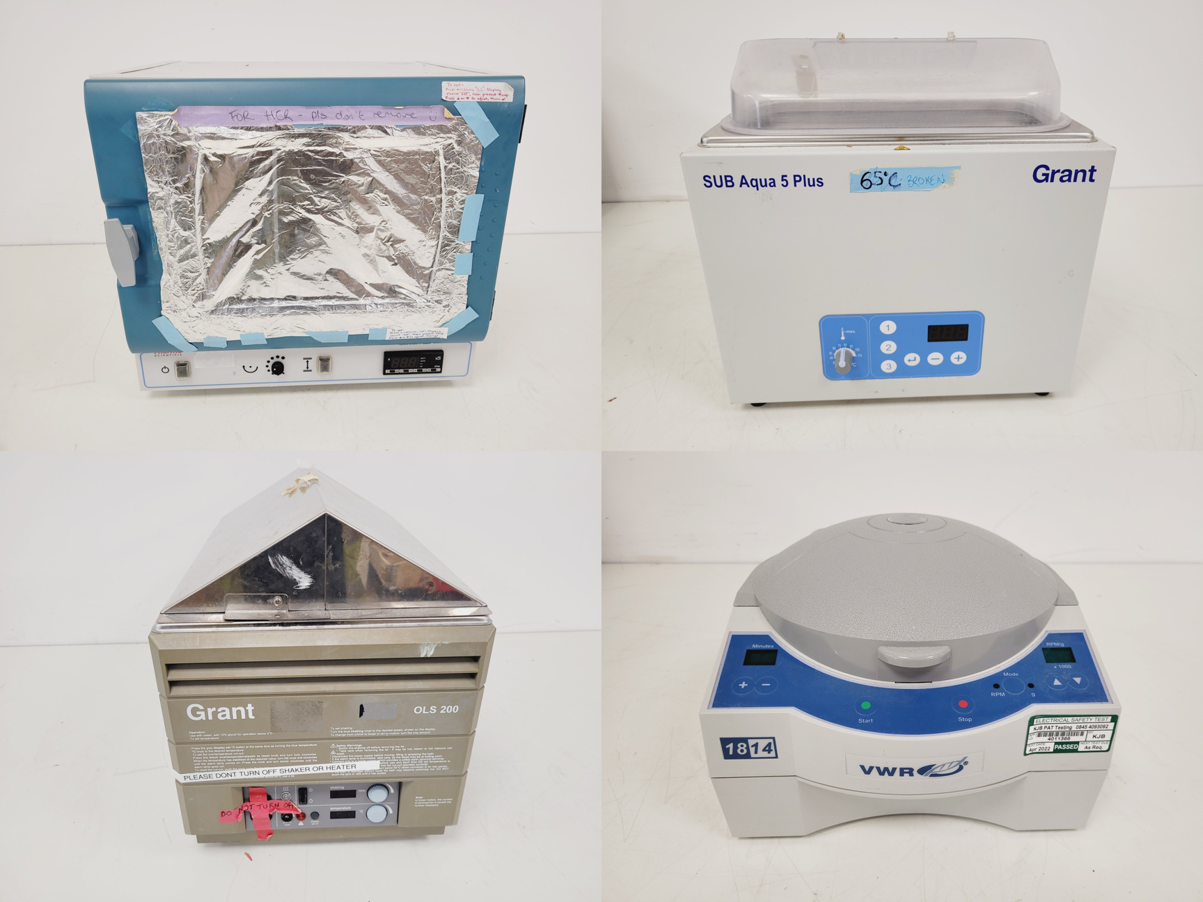 Image of Mixed Job Lot of Laboratory Equipment - Grant, Millipore, Nikon, Stuart, Jenway