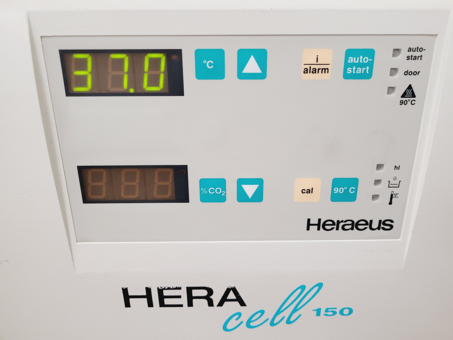 Image of Heraeus HERAcell 150 CO2 Incubator - Water Sensor Fault S/R Lab