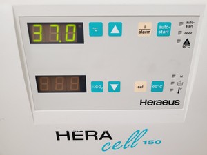Thumbnail image of Heraeus HERAcell 150 CO2 Incubator - Water Sensor Fault S/R Lab