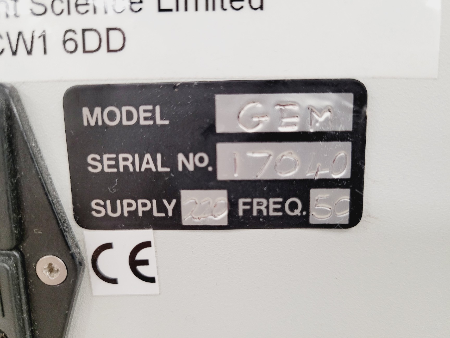 Image of GEM Indirect Calorimeter ISGEM319 Spares/Repair Lab