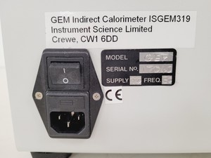 Thumbnail image of GEM Indirect Calorimeter ISGEM319 Spares/Repair Lab