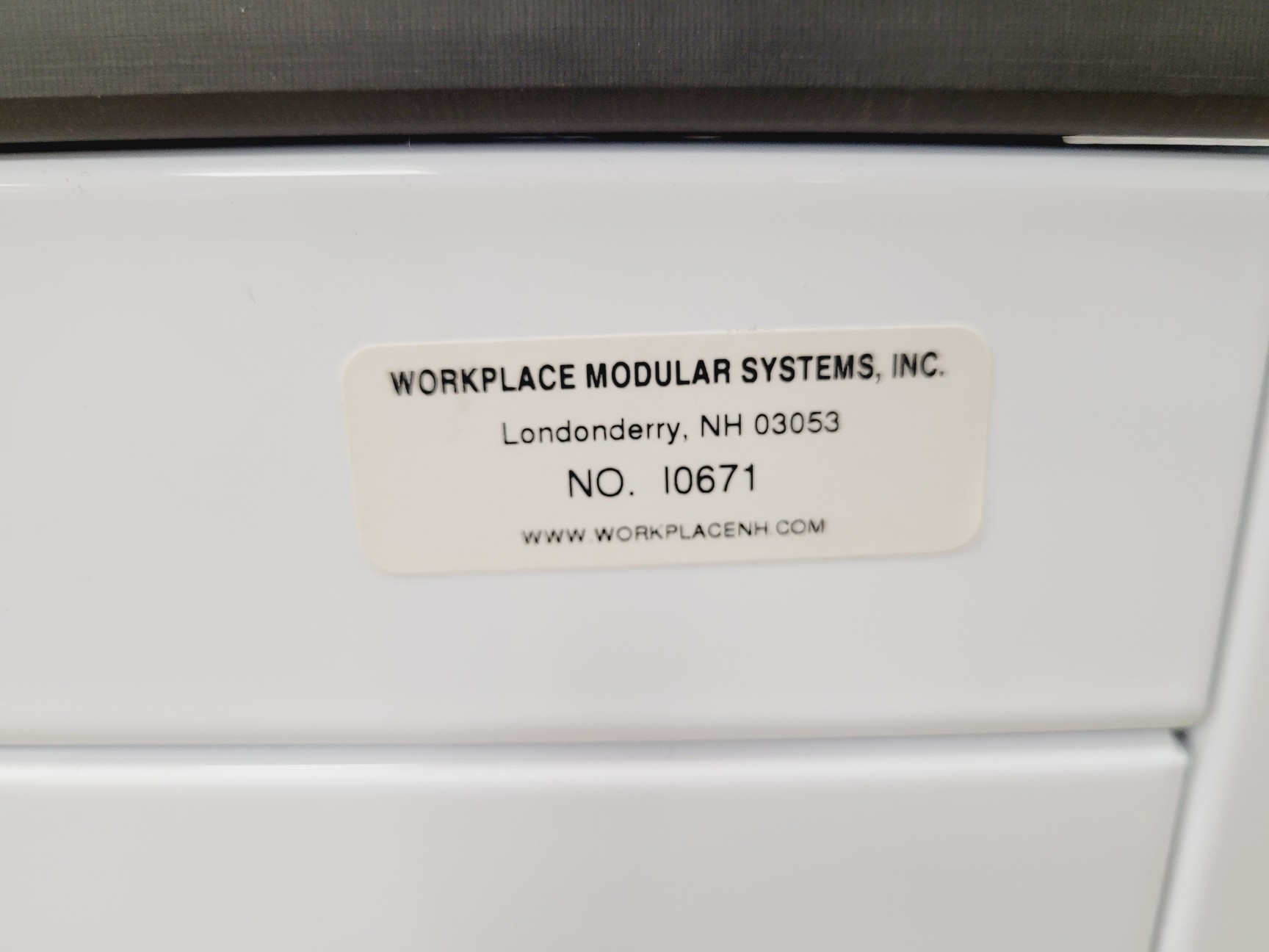 Image of Workplace Modular Systems Double Door Laboratory Benchtop Cabinet 100 x 100 x 84