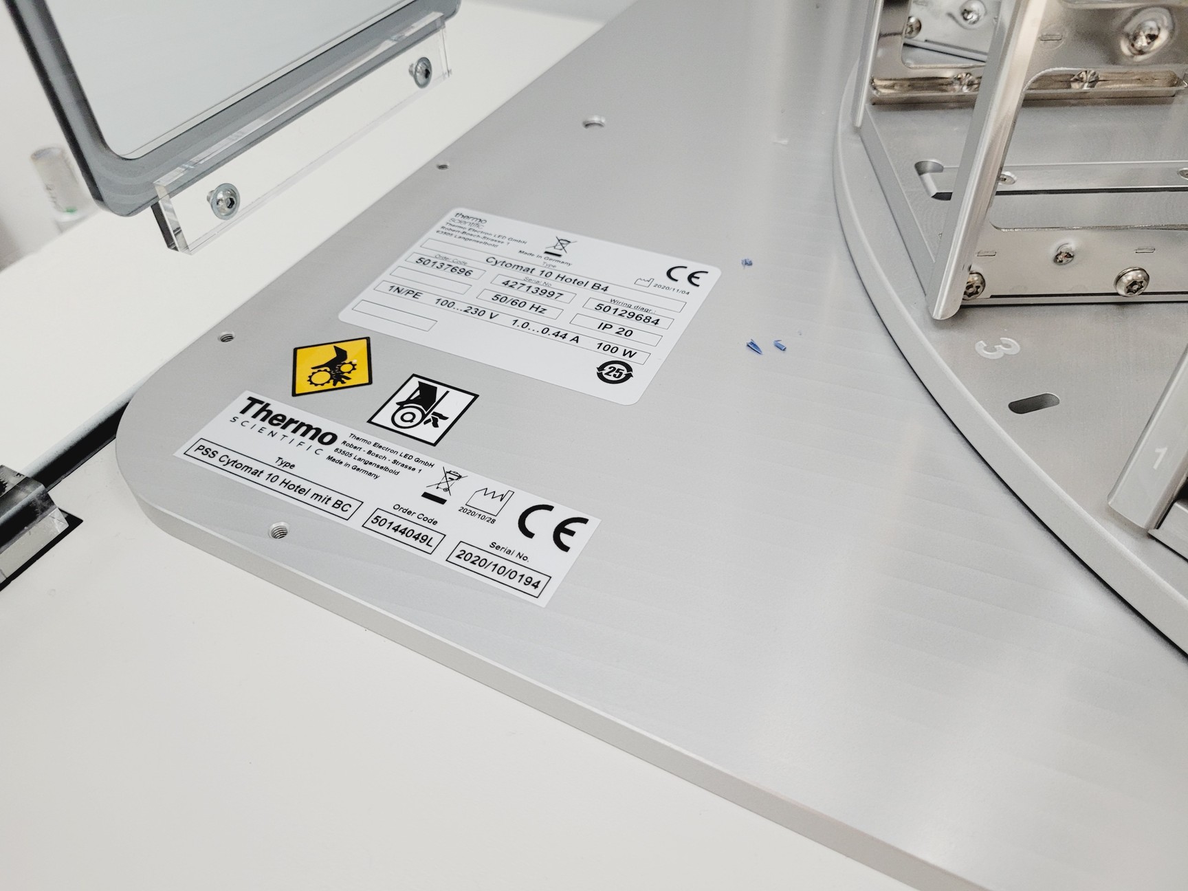 Image of Thermo Scientific Model No. Cytomat 10 Microplate Hotel B4 Lab
