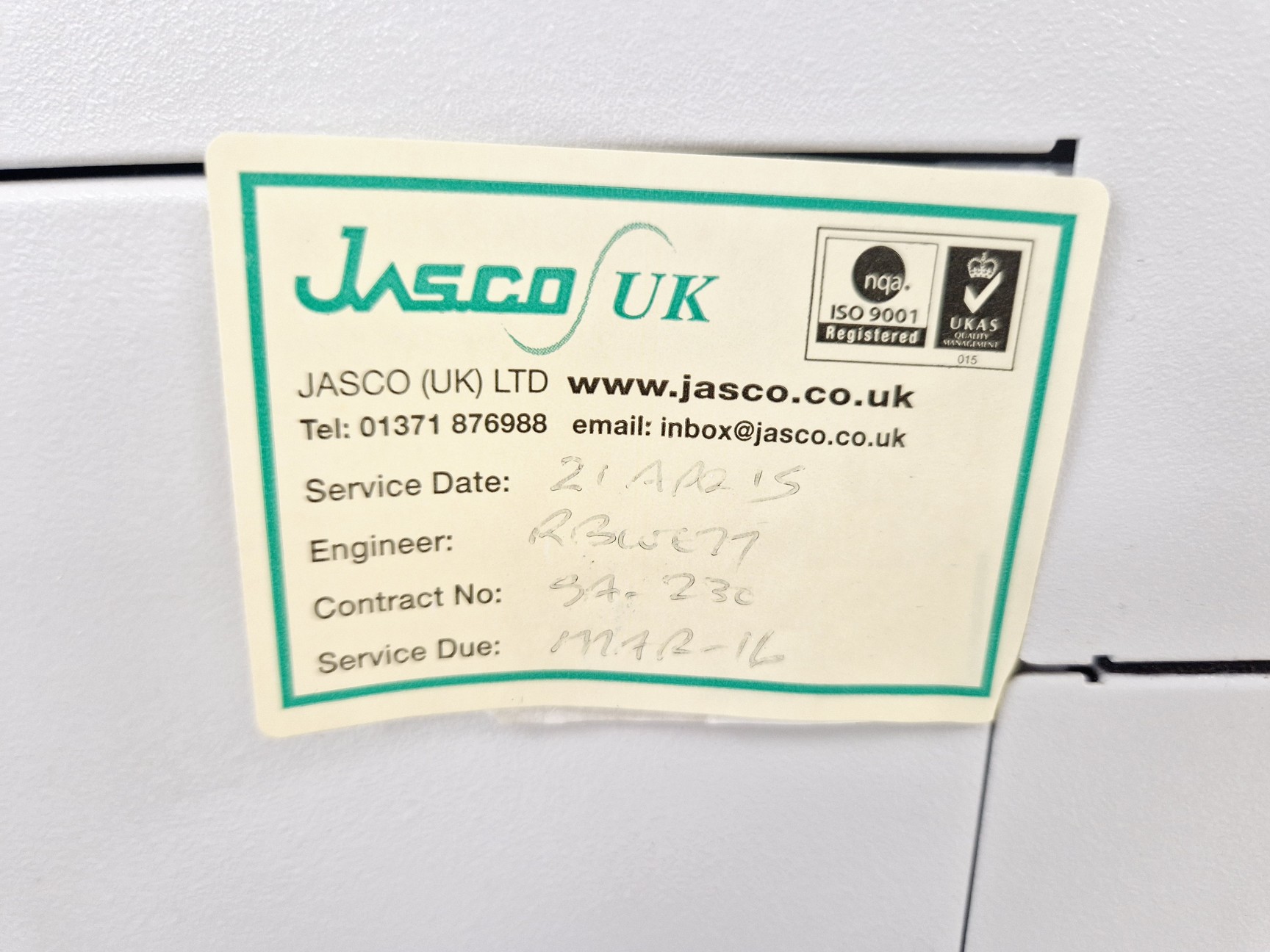 Image of Jasco FT/IR-6300 with a Raman attachment (RFT-6000) Spares/Repair Lab