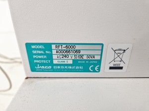 Thumbnail image of Jasco FT/IR-6300 with a Raman attachment (RFT-6000) Spares/Repair Lab