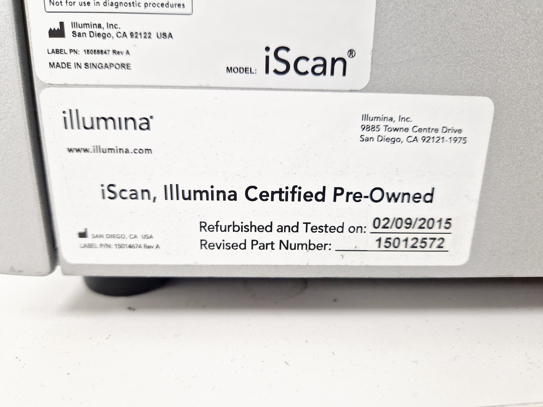 Image of Illumina iScan SY-101-1001 Array Scanner with Newport Isolation System 