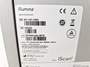 Thumbnail image of Illumina iScan SY-101-1001 Array Scanner with Newport Isolation System 