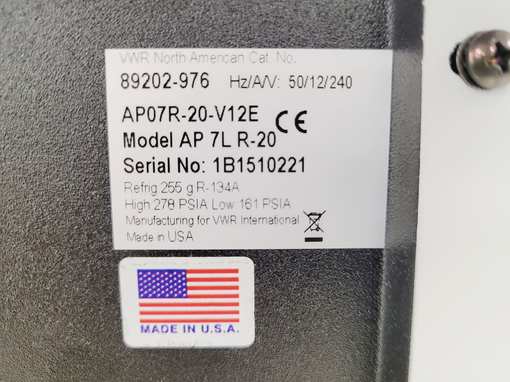 Image of VWR AP 7L R-20 Refrigerated Circulator Chiller Lab