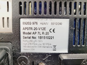 Thumbnail image of VWR AP 7L R-20 Refrigerated Circulator Chiller Lab