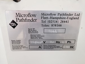 Thumbnail image of Intermed Microflow Pathfinder Class 2 Biological Safety Cabinet - Spares/Repair
