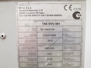 Thumbnail image of ICS Industrial Cooling TAE evo 081 Chiller